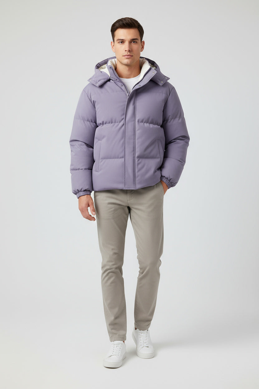 Mænds Parkajakke Vindtæt Løs Pasform 0