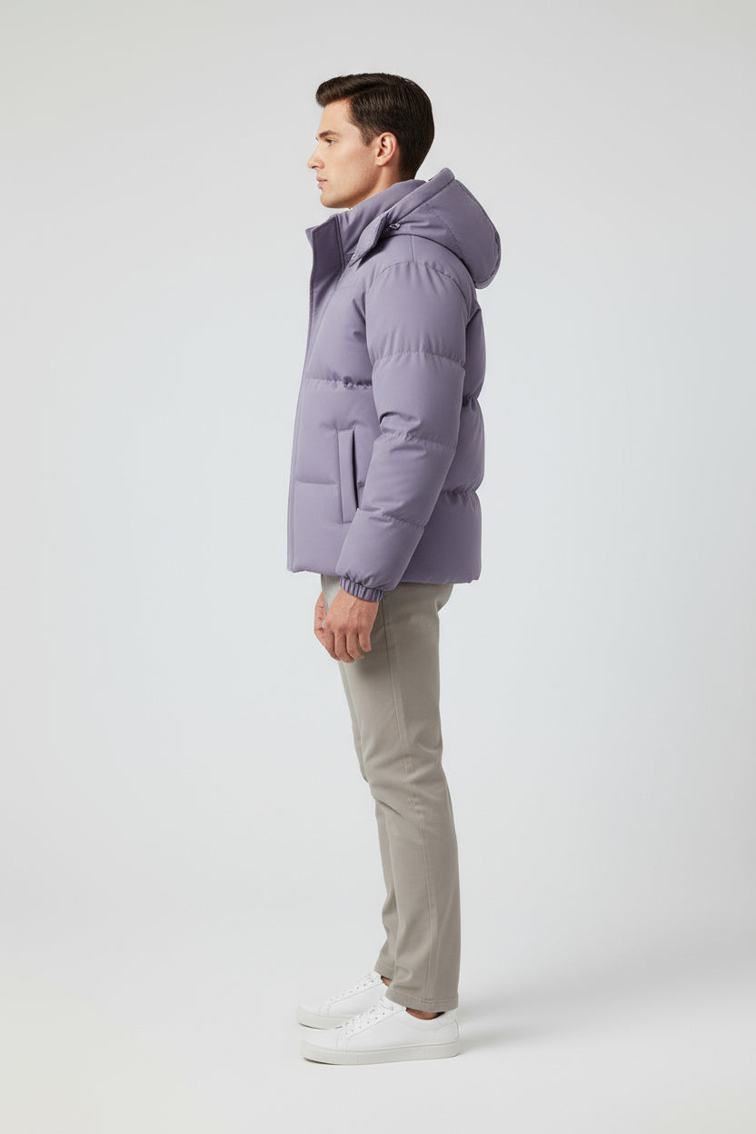 Mænds Parkajakke Vindtæt Løs Pasform 2