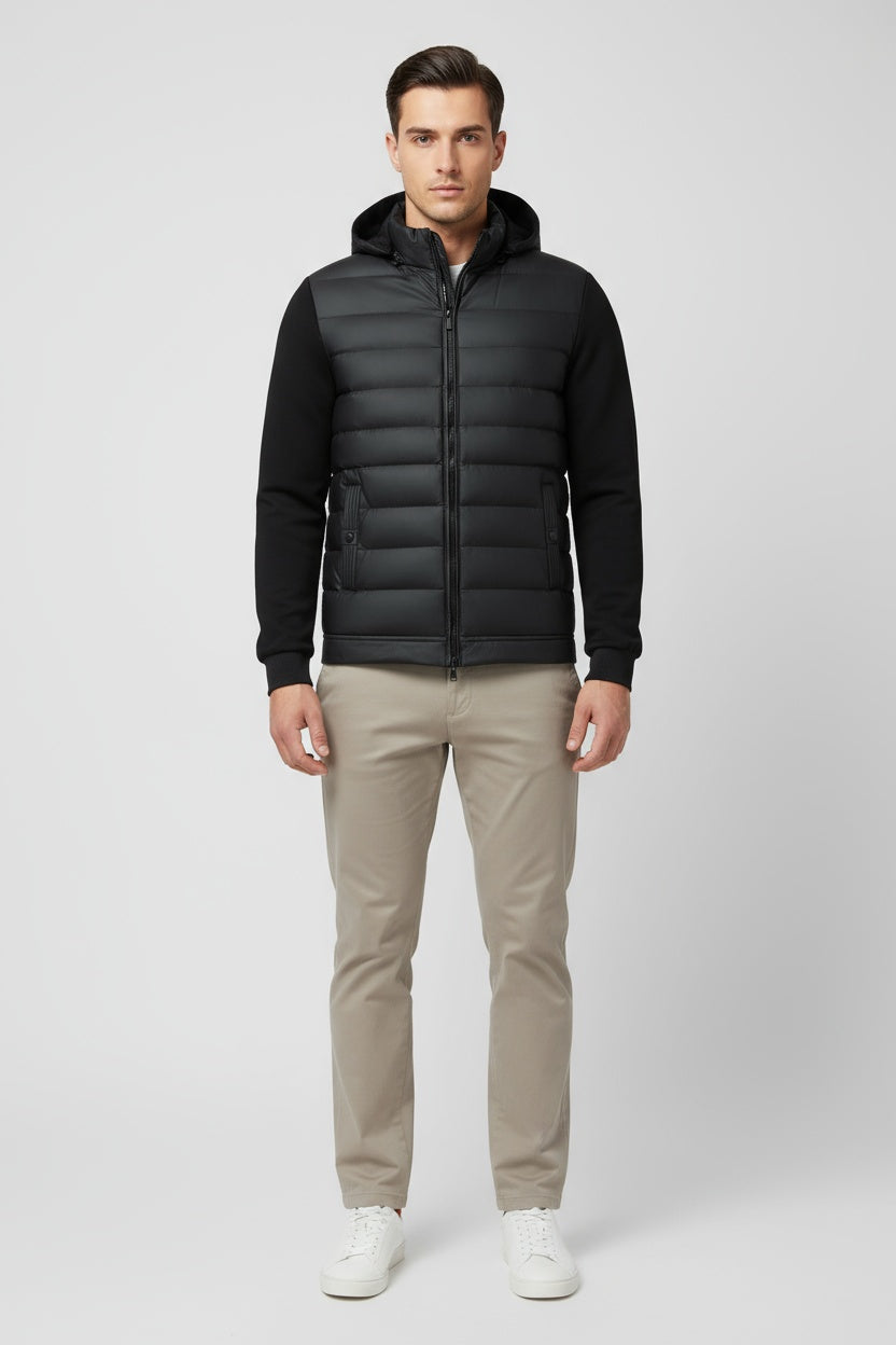 Vinterjakke Herre Softshell Polstret Med Hætte 0