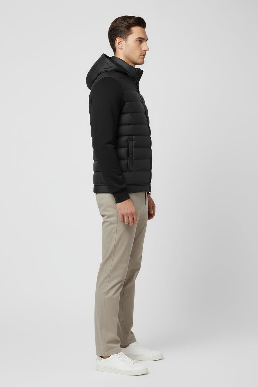 Vinterjakke Herre Softshell Polstret Med Hætte 2