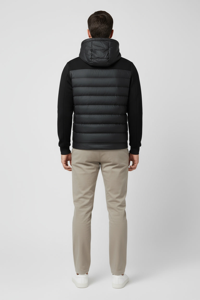 Vinterjakke Herre Softshell Polstret Med Hætte 3